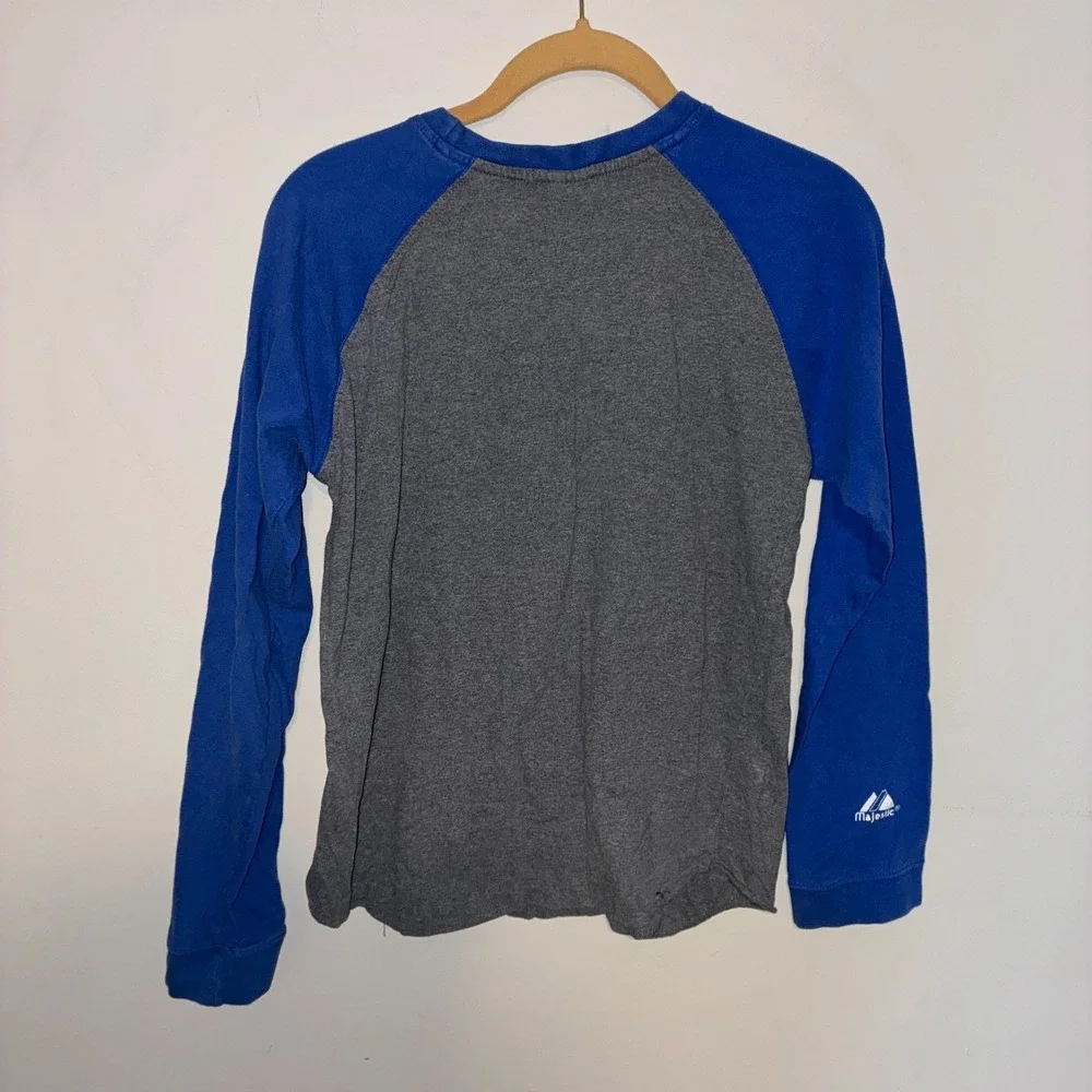 Florida Gators Womens Small Long Sleeve Raglan Tee Majestic Gray